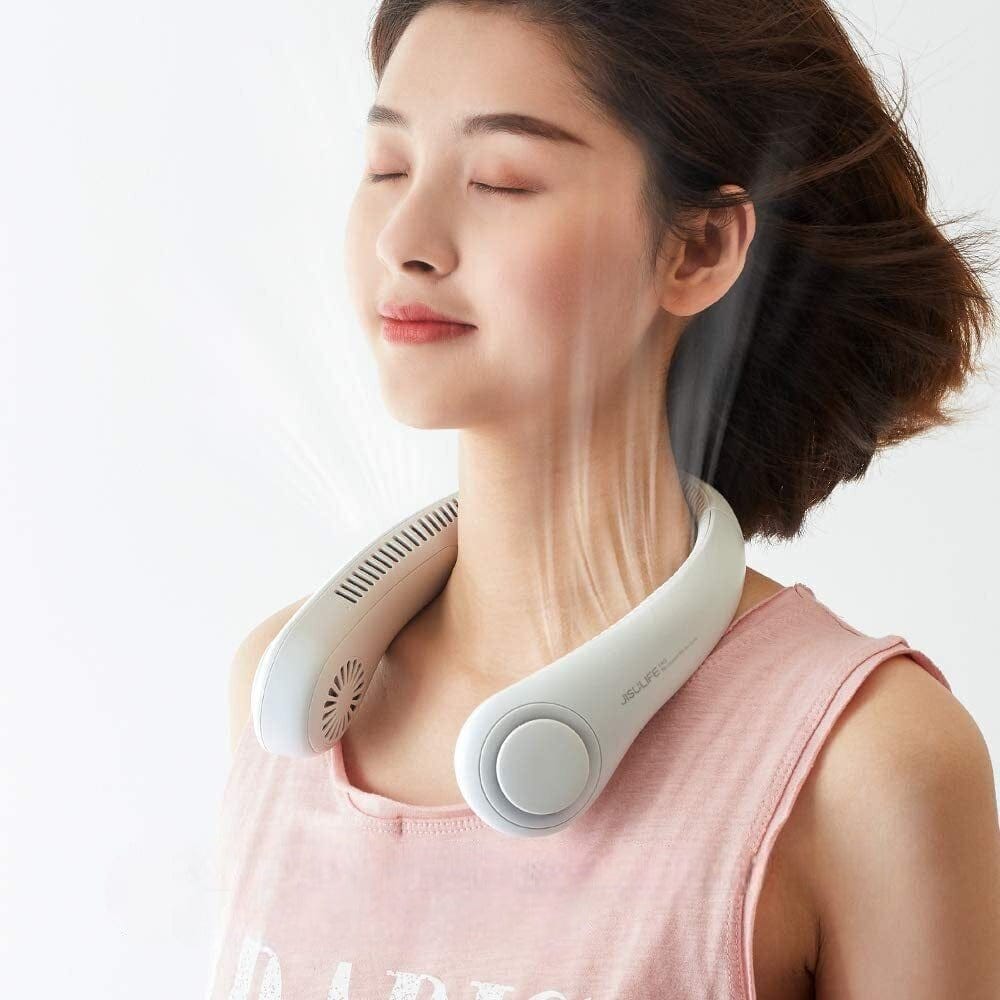 "Cool Down Instantly – Portable Neck Fan for Hot Days"